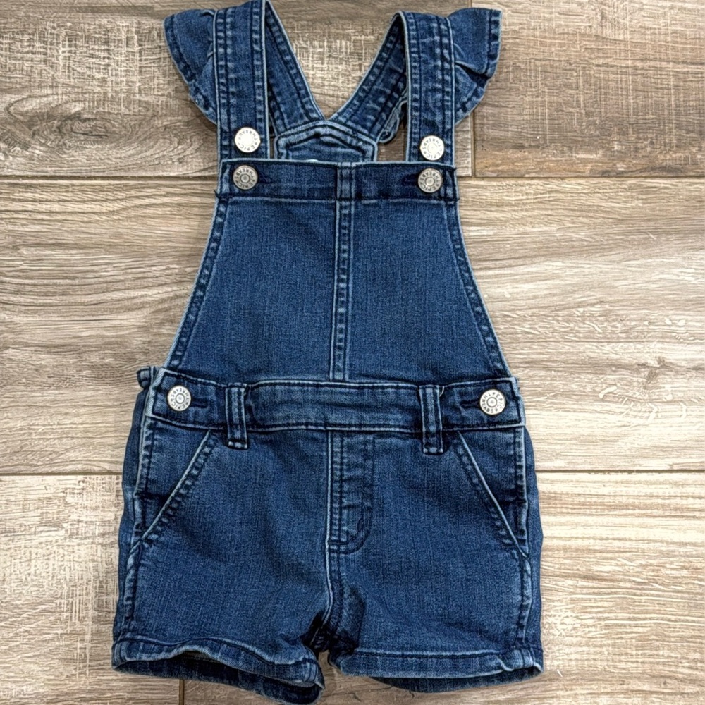Epic Threads denim short overalls